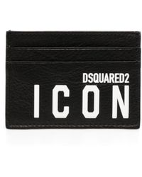 DSquared² - Tarjetero Icon con logo estampado - Lyst
