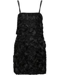 Blumarine - Floral-Appliqué Mini Dress - Lyst