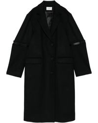 Coperni - Abrigo con cinturón y logo - Lyst