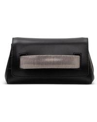 Orciani - Chain Detail Gossip Clutch Bag - Lyst