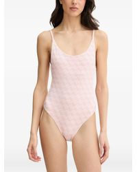 Guess - 4G-Logo One-Piece Swimsuit - Lyst