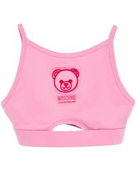 Moschino - Bh Met Geborduurde Teddybeer - Lyst