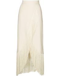 ‎Taller Marmo El Pareo Fringed Skirt - White