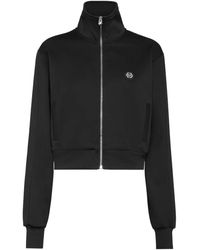 Philipp Plein - Bomberjacke Mit Logo-Schild - Lyst