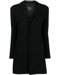 Y's Yohji Yamamoto - Zip-Fastening Notched-Lapel Blazer - Lyst