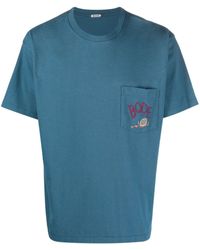 Bode - T-shirt Met Geborduurd Logo - Lyst