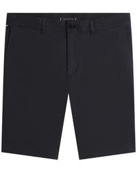 Tommy Hilfiger - Short Chino Slim En Coton Denton Print - Lyst