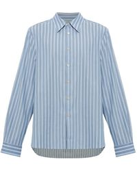 Paul Smith - Camisa A Rayas De Algodón - Lyst