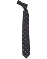 Lardini - Paisley-Print Silk Tie - Lyst