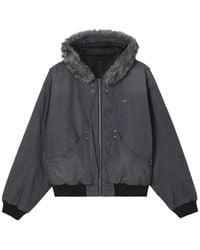 FIVE CM - Faux-Fur Trim Hooded Jacket - Lyst
