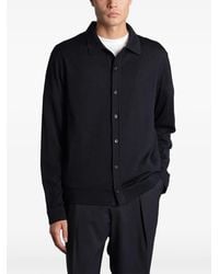 Roberto Collina - Long-Sleeve Button-Up Wool Shirt - Lyst