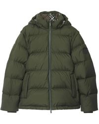 Burberry - Detachable Sleeve Puffer Jacket - Lyst