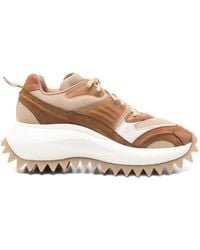 Vic Matié - Panelled-Design Chunky-Sole Sneakers - Lyst