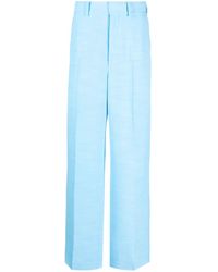 Casablancabrand - High-waisted Wide-leg Trousers - Lyst