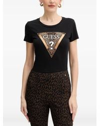 Guess - Logo-Print T-Shirt - Lyst