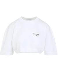 Givenchy - クロップド ロングtシャツ - Lyst
