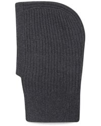 Aragona - Ribbed-Knit Cashmere Balaclava - Lyst