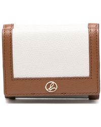 agnès b. - Logo-plaque Tri-fold Leather Wallet - Lyst