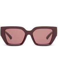 Burberry - Lunettes De Soleil Ekd À Monture Rectangulaire - Lyst