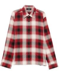 Amiri - Logo-Embroidered Checked Shirt - Lyst