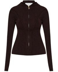 Victoria Beckham - Zip-Up Hoodie - Lyst