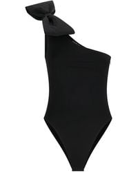 David Koma - One-Shoulder Bow-Detail Body - Lyst