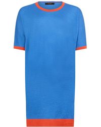 Moorer - Crew-Neck Midi T-Shirt Dress - Lyst