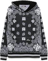 Amiri - Sudadera con capucha y motivo bandana - Lyst
