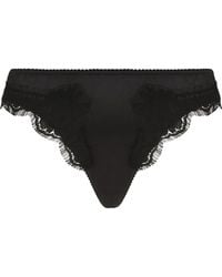 Dolce & Gabbana - Tanga Mit Spitze - Lyst