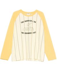 Bode - Summertime Stripe Baseball T-Shirt - Lyst