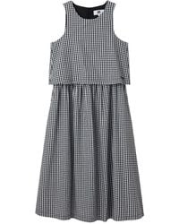 Chocoolate - Gingham Tiered Dress - Lyst