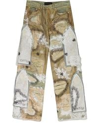 Who Decides War - Overdyed Lace Bootcut Jeans - Lyst