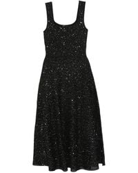 Maje - Knitted Midi Dress - Lyst