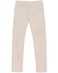 Jacob Cohen - Nick Logo-Patch Slim-Fit Cotton Trousers - Lyst