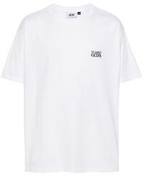 Gcds - T-shirt en coton à logo brodé - Lyst