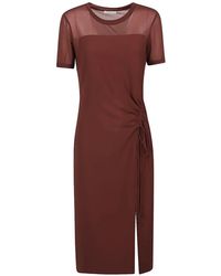 Patrizia Pepe - T-shirt midi dress - Lyst
