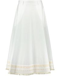 Moschino - Bestickter A-Linien-Rock - Lyst