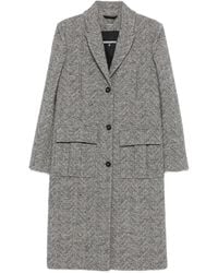 Patrizia Pepe - Jas Met Visgraatpatroon - Lyst
