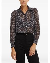 Morgan - Cleoni Leopard-Print Shirt - Lyst