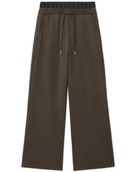 Izzue - Drawstring-Waist Wide-Leg Track Pants - Lyst