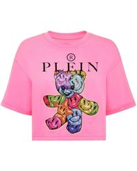 Philipp Plein - Teddy Bear-print Cotton T-shirt - Lyst
