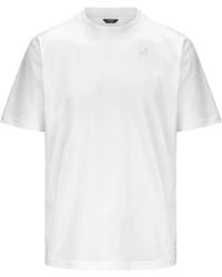 K-Way - Solo Logo-Embroidered Short-Sleeve T-Shirt - Lyst