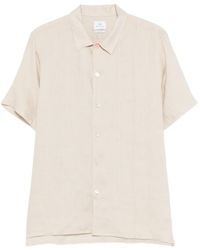 Paul Smith - Embroidered-Detail Short-Sleeve Shirt - Lyst