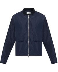 Officine Generale - Nathane Zip-Up Bomber Jacket - Lyst