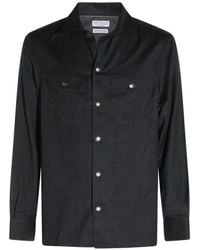 Brunello Cucinelli - Button-up Overshirt - Lyst
