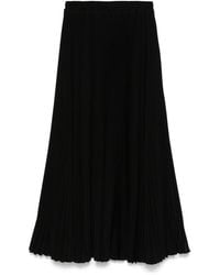 Ermanno Scervino - Pleated Midi Skirt - Lyst