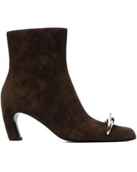 Tory Burch - 65Mm Suede Ankle Boots - Lyst