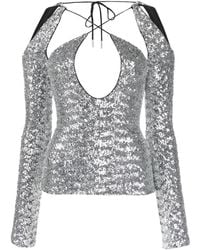 The Attico - Zane スパンコール トップ - Lyst
