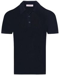 Orlebar Brown - Keeling Open-Knit Polo Shirt - Lyst