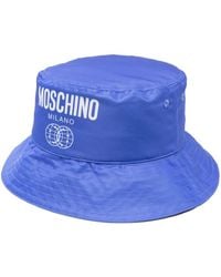 Moschino - Sombrero de pescador con logo estampado - Lyst